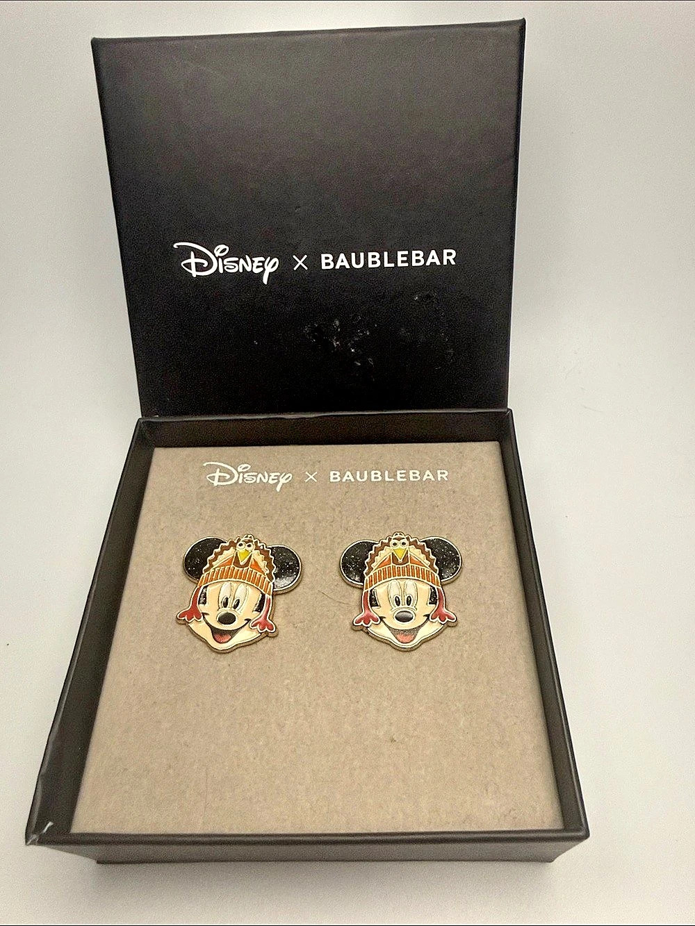 Disney x BaubleBar Mickey Mouse Turkey Earrings